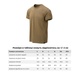 Футболка потовідвідна Helikon-Tex TACTICAL T-Shirt TopCool Lite, Coyote T-sh-Coyote-46 фото 2