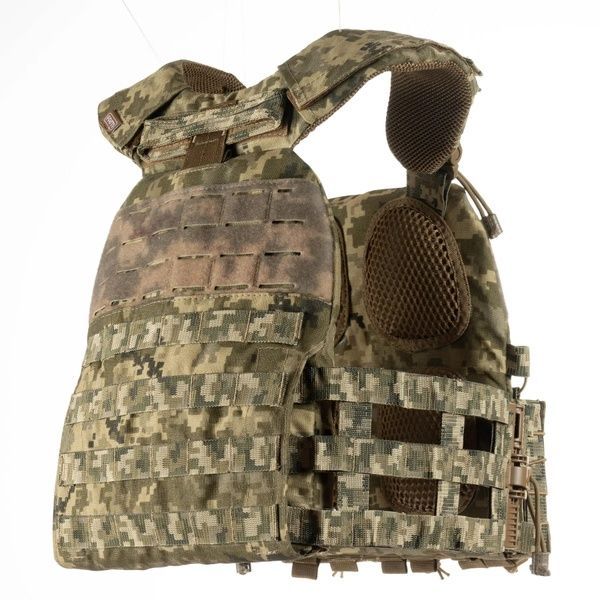 Плитоноска М7 +3 підсумки під AK/AR, Піксель М7П3 фото