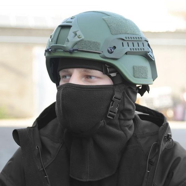 Зимняя балаклава Pro Nord Fleecee Black 1075 фото