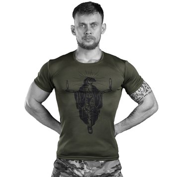 Тактична футболка CoolMax Mortar Force, Олива 85505-48 фото