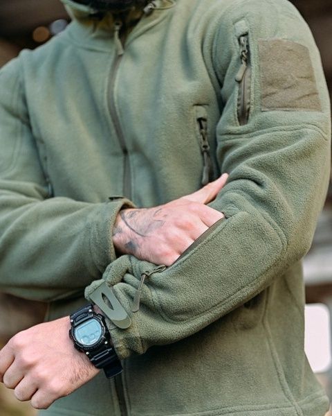 Флісова кофта Level 3 Olive 51366-46 фото