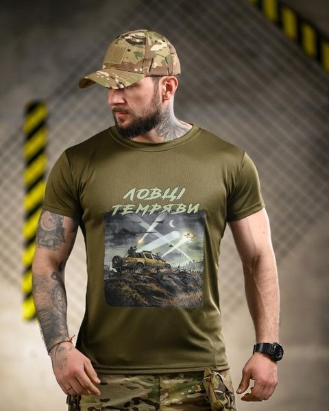Тактическая футболка CoolMax Air Defense Olive 96184-46 фото
