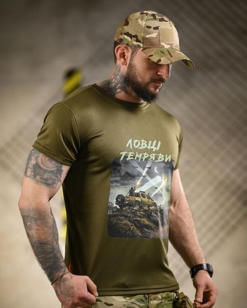 Тактическая футболка CoolMax Air Defense Olive 96184-46 фото