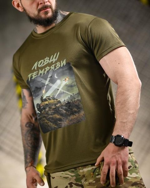 Тактическая футболка CoolMax Air Defense Olive 96184-46 фото