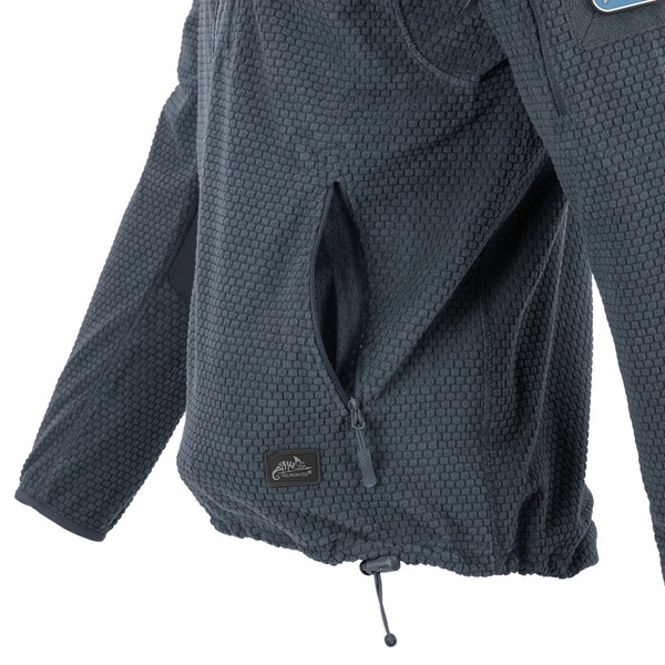 Кофта флісова Helikon-Tex Alpha Hoodie Jacket Grid Shadow Grey FL-VK-Alp-ShGrey-52 фото