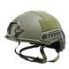 Шлем тактический военный Fast Bulletproof Helmet Kevlar класс IIIA (хаки, размер M, XL) 7007 M фото 1