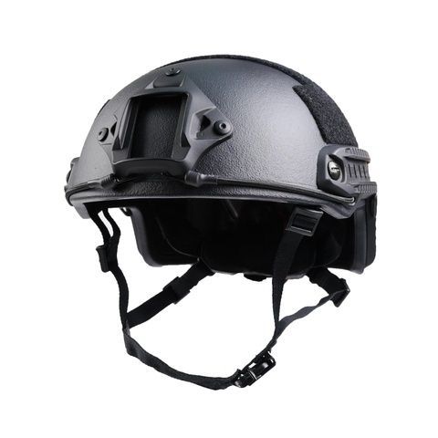 Шлем тактический военный Fast BULLETPROOF Helmet Kevlar класс IIIA (черный, размер L) 7014 фото