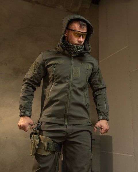 Тактический костюм OPS-7 Soft Shell Olive 89484-46 фото