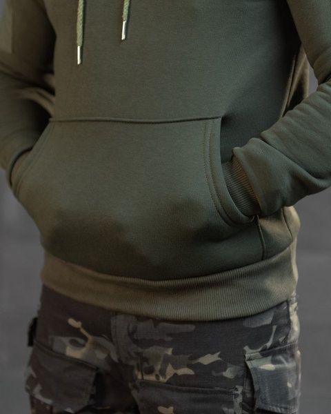 Військове Худі на флісі Care Olive 89912&ndash;48 фото