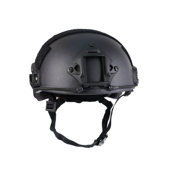 Шолом тактичний військовий Fast BULLETPROOF Helmet Kevlar клас IIIA (чорний, розмір L) 7014 фото