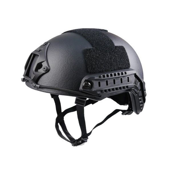 Шолом тактичний військовий Fast BULLETPROOF Helmet Kevlar клас IIIA (чорний, розмір L) 7014 фото