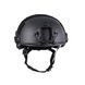 Шолом тактичний військовий Fast BULLETPROOF Helmet Kevlar клас IIIA (чорний, розмір L) 7014 фото 3