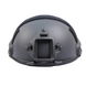 Шолом тактичний військовий Fast BULLETPROOF Helmet Kevlar клас IIIA (чорний, розмір L) 7014 фото 5