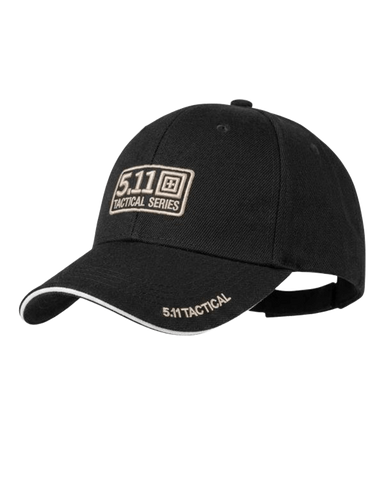 Бейсболка тактична 5.11 Logo Black 85582-B фото