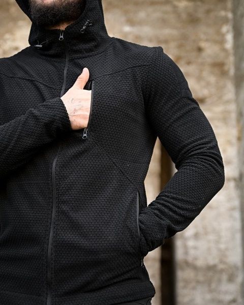 Флісова кофта Honeycomb Black 51815-46 фото