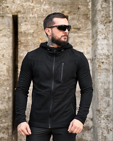 Флісова кофта Honeycomb Black 51815-46 фото
