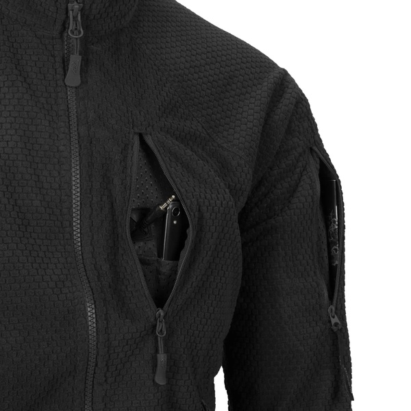 Кофта флісова Helikon-Tex Alpha Tactical Jacket Black Fl-VK-ALT-BL-44 фото