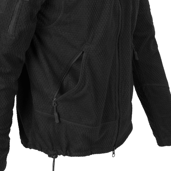 Кофта флисовая Helikon-Tex Alpha Tactical Jacket Black Fl-VK-ALT-BL-44 фото