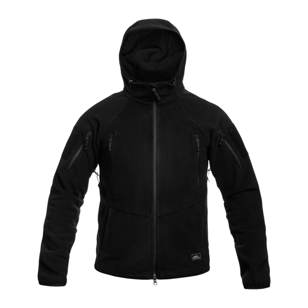 Кофта флисовая Helikon-Tex Patriot Jacket Hybrid Fleece Черная BL-PJ2-FH-01-B02 фото