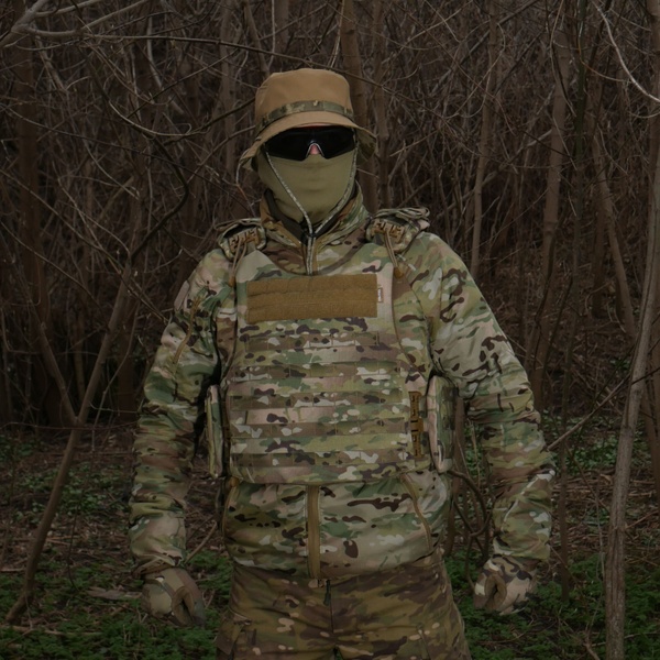 Бронежилет Militex Modular X-1 Multicam USA original (Увеличенная площадь защиты, без подсумков) 2046 фото