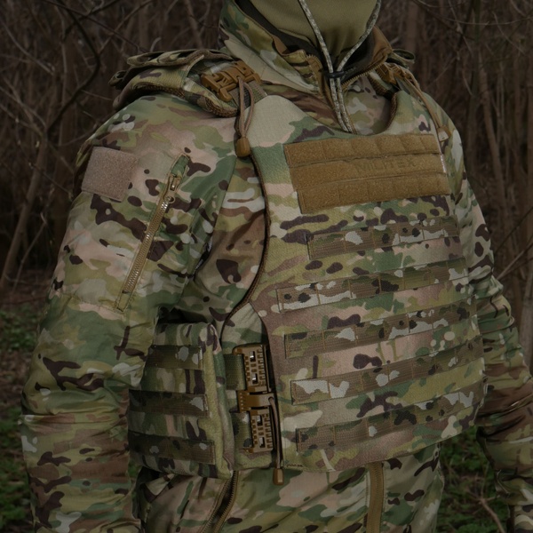 Бронежилет Militex Modular X-1 Multicam USA original (Увеличенная площадь защиты, без подсумков) 2046 фото