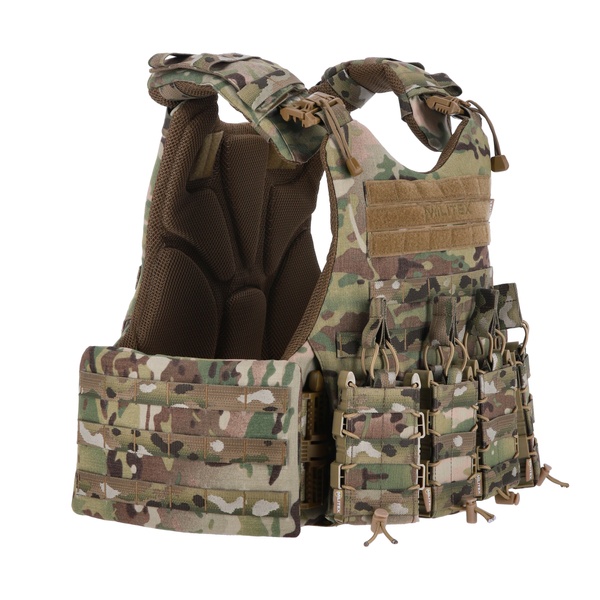 Бронежилет Militex Modular X-1 Multicam USA original (Збільшена площа захисту, без підсумків) 2046 фото