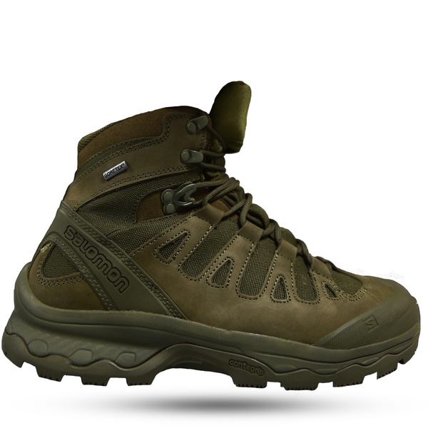 Берцы SALOMON QUEST 4D GTX F2, олива 51076-40 фото