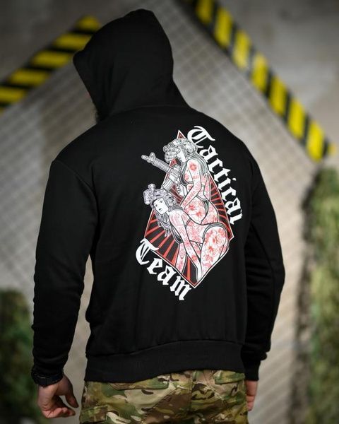 Військове Худі Tactical Team Black 95238-48 фото