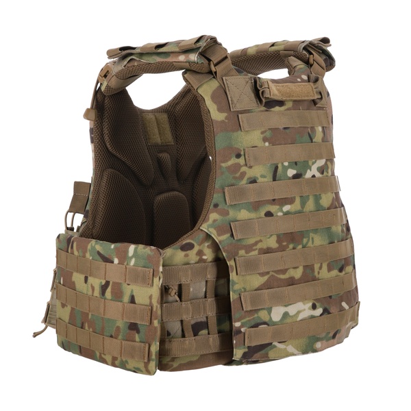 Бронежилет Militex Modular X-1 Multicam (Збільшена площа захисту, без підсумків) 2041 фото