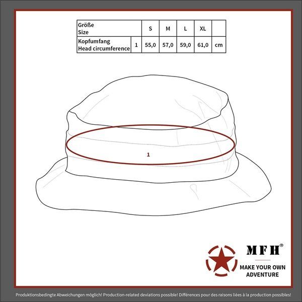 Панама MFH GB Bush Rip-Stop Hat Operation Multicam 10717X-S фото