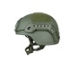 Шлем тактический военный MICH 2000 с креплением Helmet PE NIJ IIIA.44 Хаки 7028 фото 2