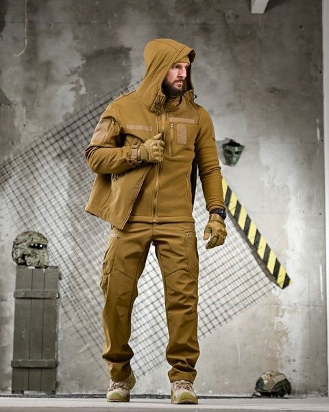 Тактичний костюм OPS-Soft Shell 6в1 Coyote 93472-46 фото