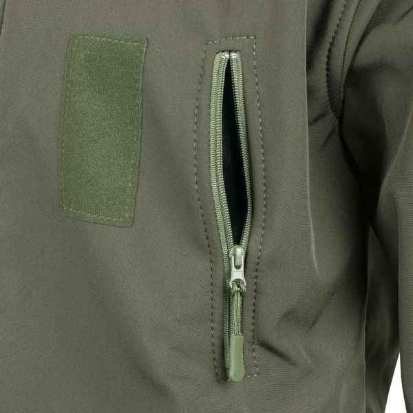 Куртка SoftShell з липучками для шевронів, Олива 44006301-46 фото