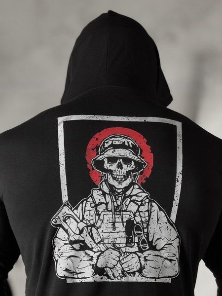 Военное Худи Soldier Black 91306-48 фото