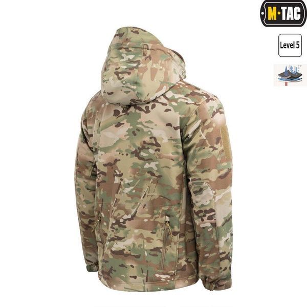 Демісезонна куртка Soft Shell M-Tac з підкладкою Multicam 20501008-XS фото