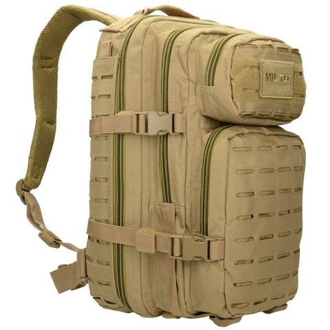 Рюкзак тактичний MIL-TEC Assault Laser Cut 20L Coyote 14002605 фото