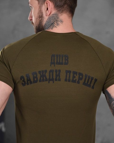 Тактическая футболка CoolMax ДШВ Khaki 87191-46 фото