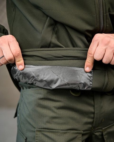 Куртка зимова SoftShell Omni-Heat PR Олива 56085-46 фото
