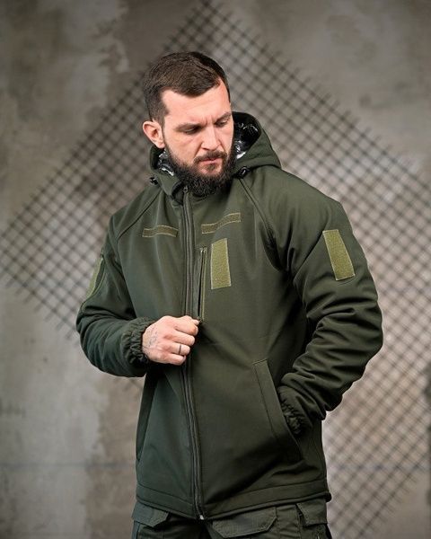 Куртка зимова SoftShell Omni-Heat PR Олива 56085-46 фото