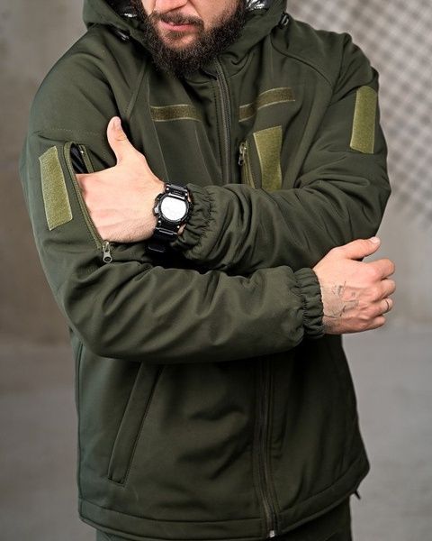 Куртка зимова SoftShell Omni-Heat PR Олива 56085-46 фото