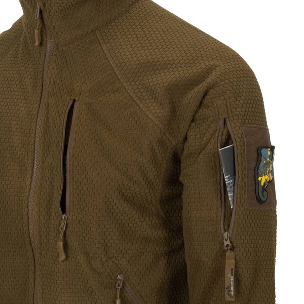 Кофта флисовая Helikon-Tex Alpha Tactical Jacket Coyote Fl-VK-ALT-Coy-44 фото