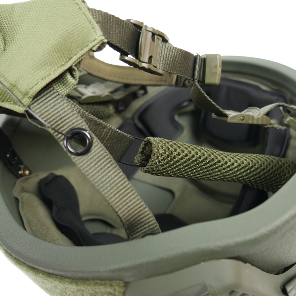 Шолом тактичний MICH 2000 Helmet PE NIJ IIIA Khaki 7053-M фото