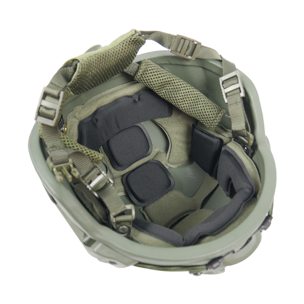 Шолом тактичний MICH 2000 Helmet PE NIJ IIIA Khaki 7053-M фото