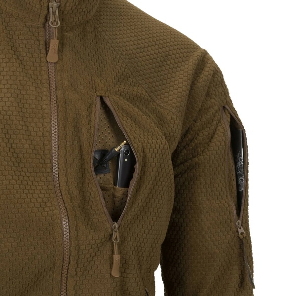 Кофта флисовая Helikon-Tex Alpha Tactical Jacket Coyote Fl-VK-ALT-Coy-44 фото