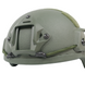 Шолом тактичний MICH 2000 Helmet PE NIJ IIIA Khaki 7053-M фото 8