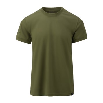 Футболка потовідвідна Helikon-Tex TACTICAL T-Shirt TopCool Lite, Olive Green T-sh-OlGre-46 фото