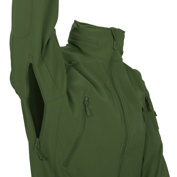 Куртка Helikon-Tex Gunfighter SharkSkin Olive Green KU-GUN-FM-02-B02-XS фото