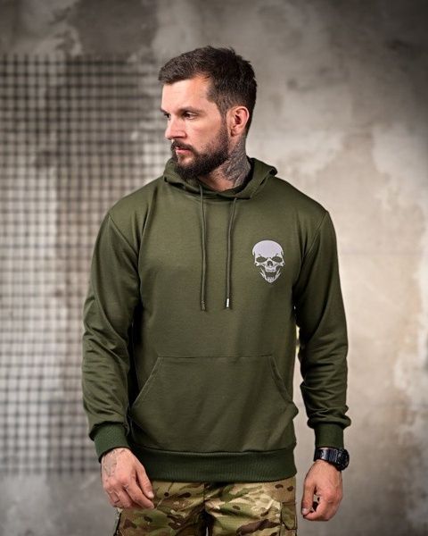 Військове Худі Bravery Olive 93319-48 фото