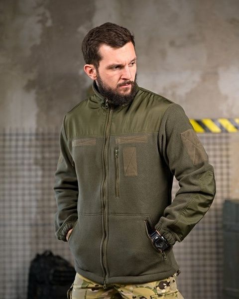 Флісова кофта Wolfskin Fleece Olive 51850-46 фото