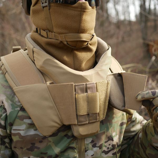 Защита шеи с баллистическим пакетом Militex Coyote 17029 фото